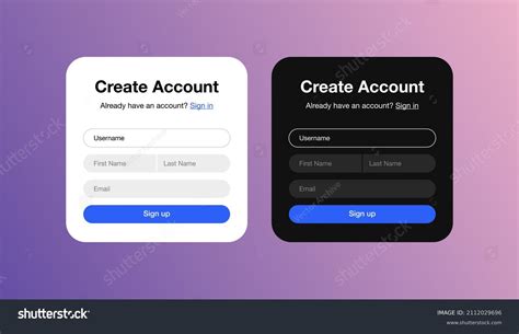 Account Creation.